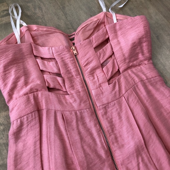 BCBGeneration Pink Strapless Dress - Picture 4 of 4